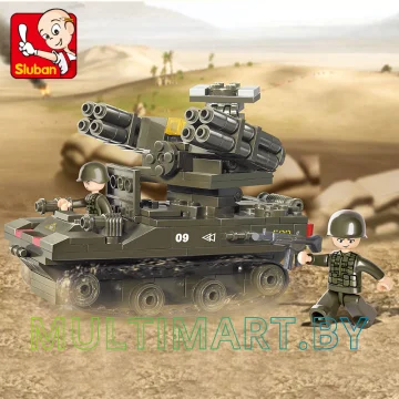 Конструктор Sluban M38-B0283 Зенитно-ракетный комплекс TOR-M1 (212 деталей) картинка 8